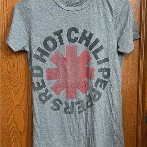 Bravado Women’s Gray Red Hot Chili Peppers T Shirt Size S